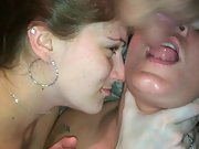Wife cumsawps her spouses load with her bbf